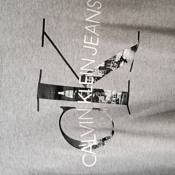 Medium Calvin Klein Gray Sweatshirt - Picture 2 of 4